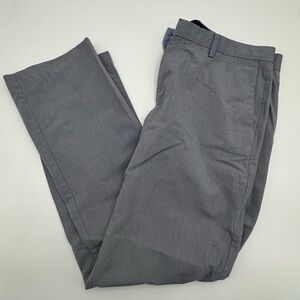 Banana Republic Men's Non Ironed Tailor Slim Dress Pants - Gray 34x32